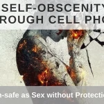 Self-Obscenity through cell phone
