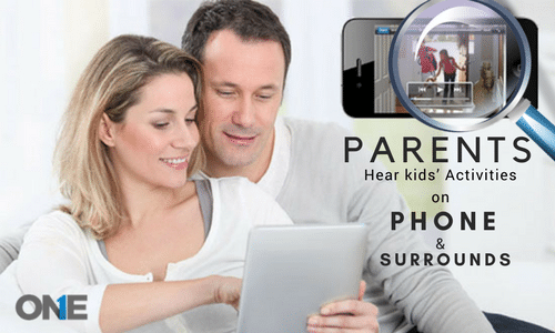Pais, por favor, ouçam as atividades das crianças no telefone e nos arredores