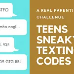 Códigos sorrateiros de mensagens de texto de adolescentes