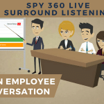 Spy 360 live surround Ouvir os empregadores