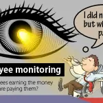 Monitoraggio dei dipendenti I dipendenti stanno guadagnando i soldi che li stanno pagando