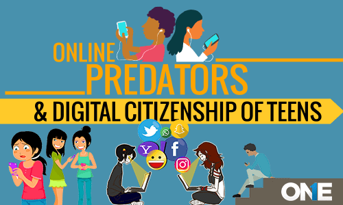 المحتالين عبر الإنترنت والمواطنة الرقمية للمراهقين