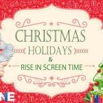 Vacanze di Natale e aumento del tempo sullo schermo