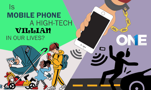 Mobile phone high tech villein