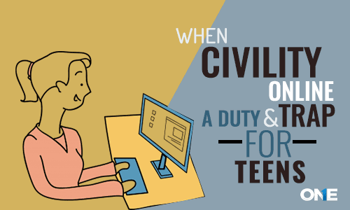 المواطن الرقمي يجب أن يعرف المراهقون متى يكون "الكياسة على الإنترنت" واجب أو فخ