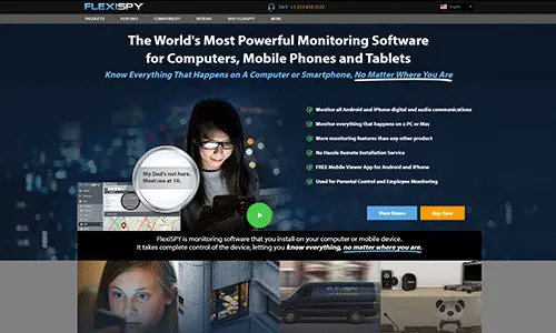 Application de téléphone espion Flexispy