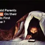 Os pais devem bisbilhotar o primeiro telefone do filho