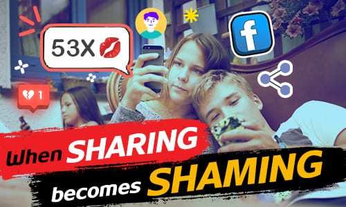 Cuando compartir se vuelve vergonzoso