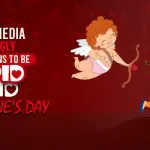 Les médias sociaux permettent de façon alarmante aux adolescents d'être stupide Cupidon le jour de la Saint-Valentin