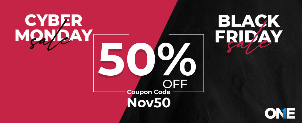 50 OFF Black Friday Cyber Monday