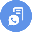 VoIP-Anruf und Chat-Zeichen