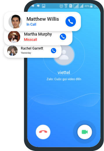 zalo voice call & chat spy