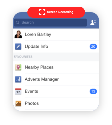 administration calorie academic Facebook Screen Recorder – Remote FB Screen Recording App