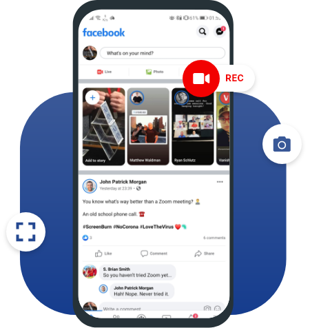 Facebook Screen Recorder