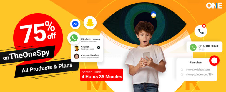 75% OFF On TheOneSpy App All Plans