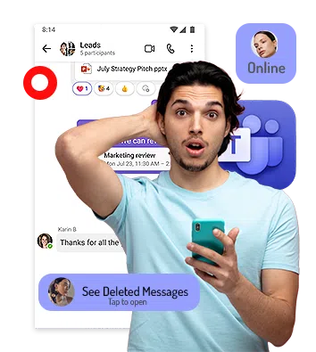 monitor every chat in microsoft teams  even deleted messages