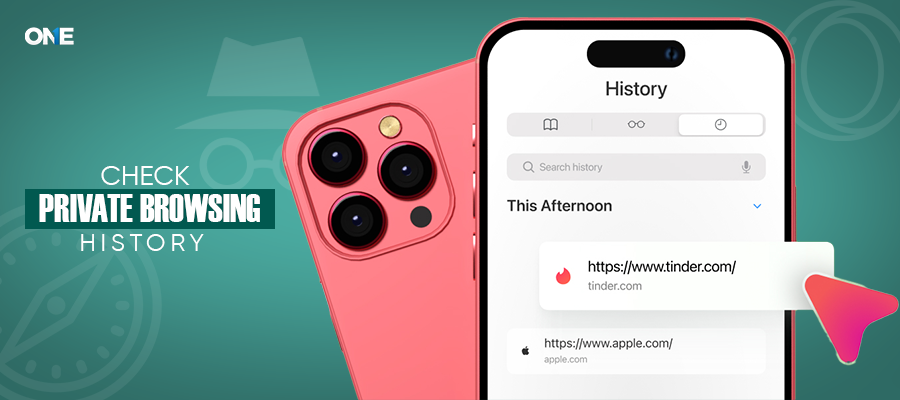 how to check private browsing history on iphone