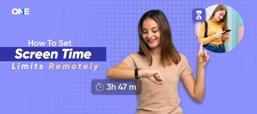how to set screen time limits remotely with theonespy